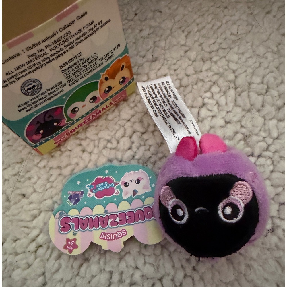 Squeezamals Series Pets Kids One Size Purple Excellent Scented Squishy Plush